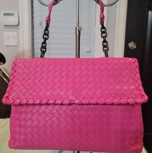 Pink Bottega Veneta Leather Bag